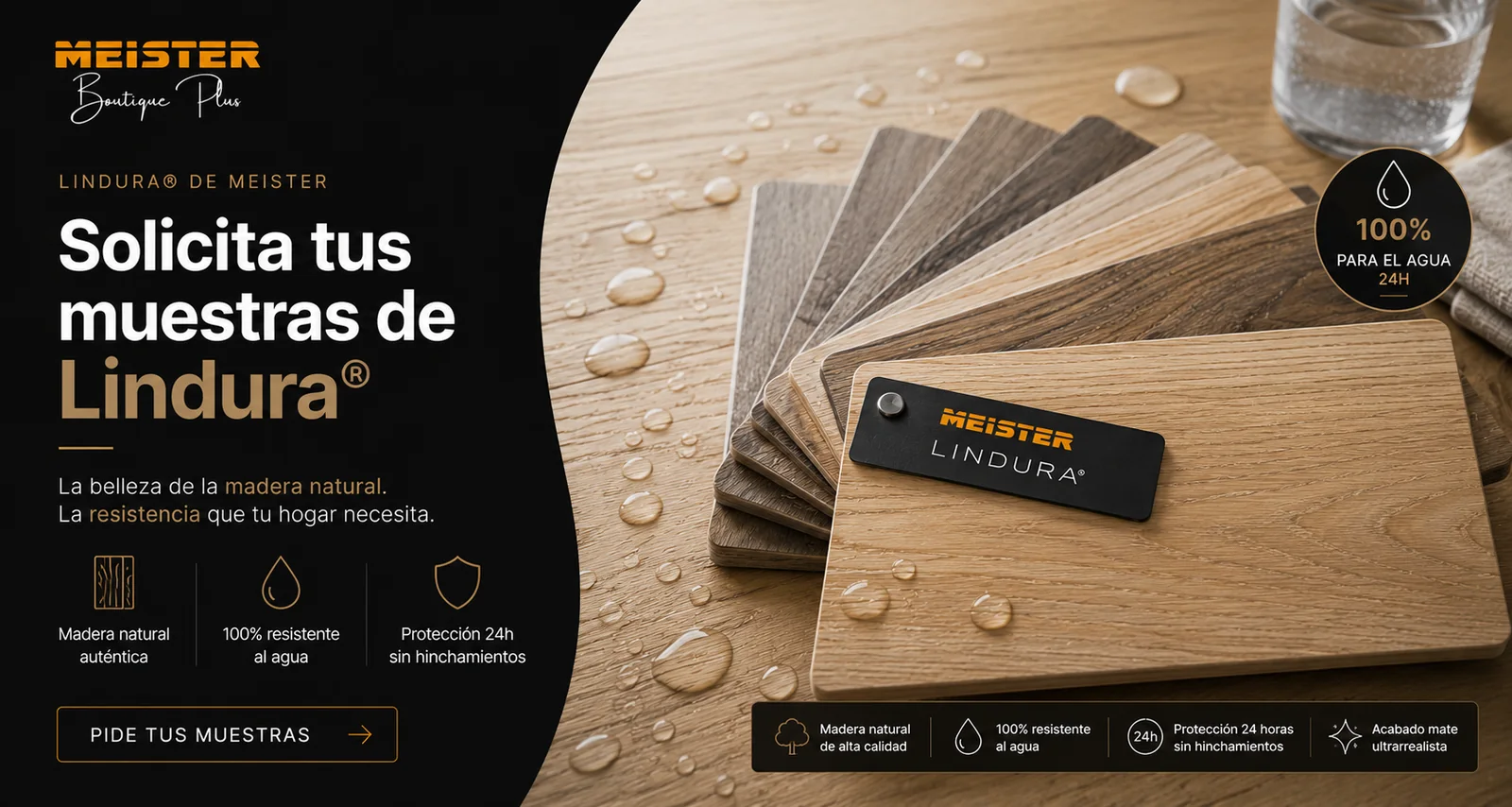 Muestras de suelo de madera Lindura MEISTER