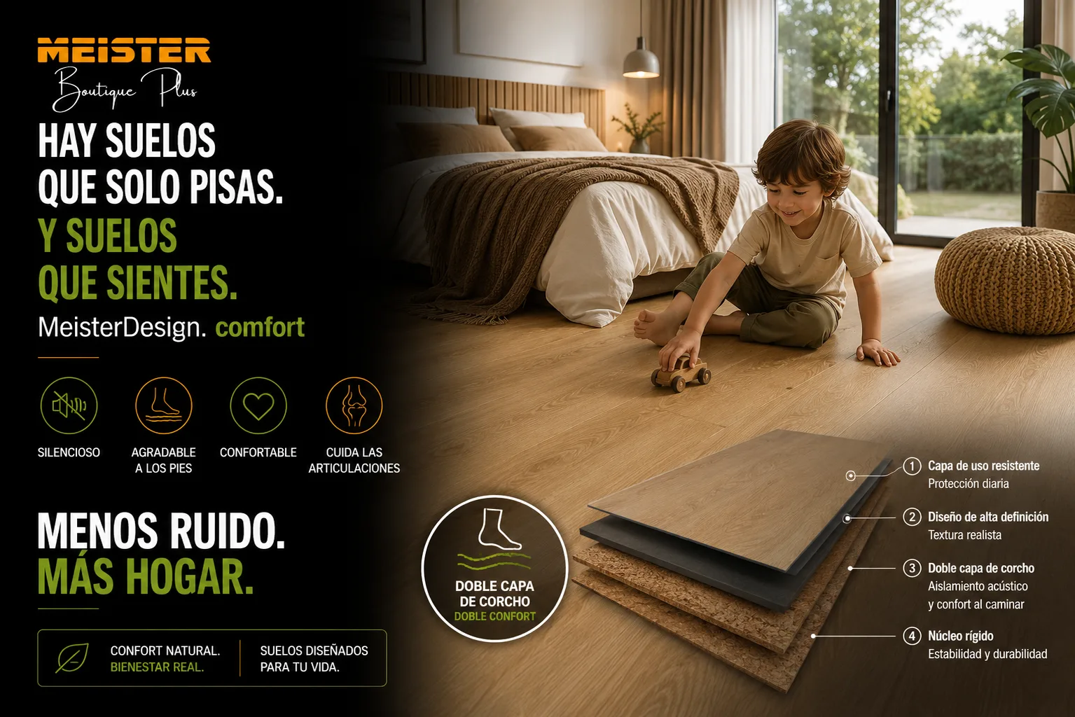MEISTERDesign comfort con doble corcho